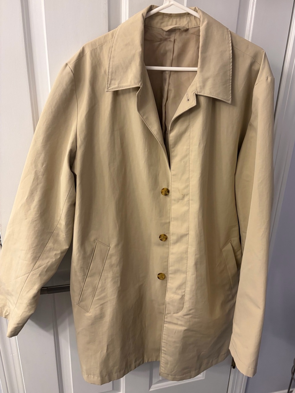 Men’s XL Old Navy Tan Long Coat